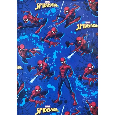 Spiderman Splodge Gift Wrap 700mm x 495mm (Pk 1)