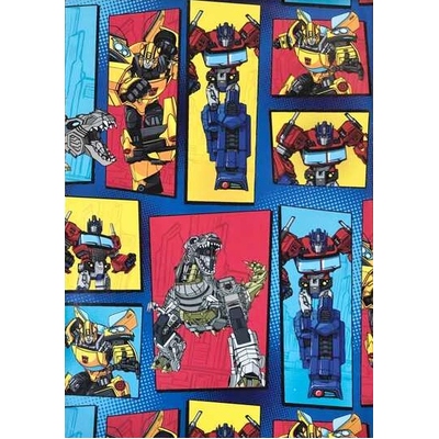Transformers Gift Wrap 700mm x 495mm (Pk 1)