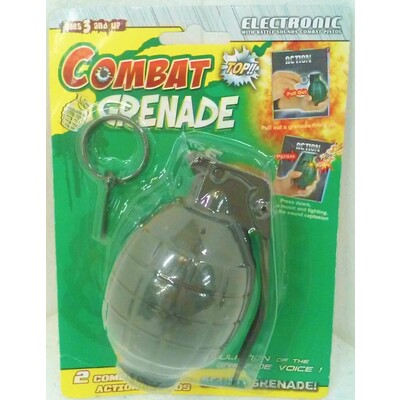 Electronic Hand Grenade with Battle Sounds Pk 1 
