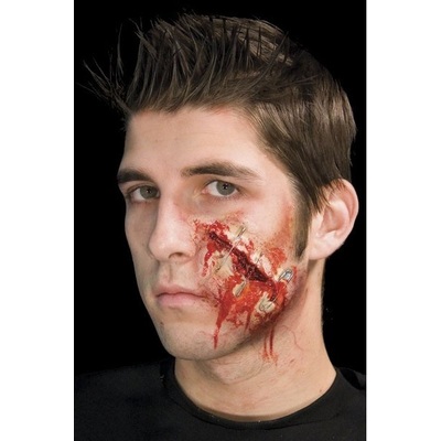 Woochie Safely Pinned 3D Latex Scar (Pk 1)