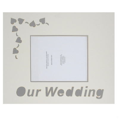 Signature Mat Our Wedding Silver Pk1 