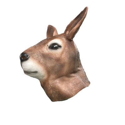 Latex Full Head Kangaroo Mask