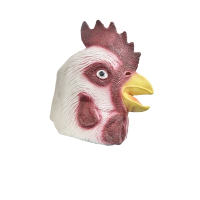 Latex Full Head Rooster Mask