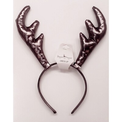 Christmas Metallic Bronze Reindeer Antlers Headband Pk 1 