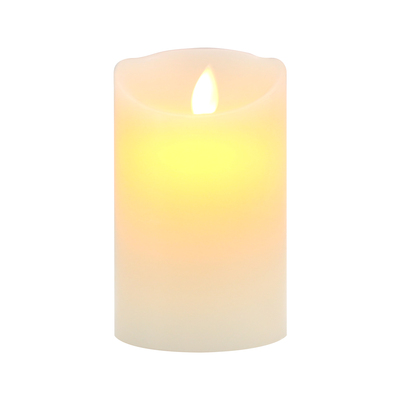 Ivory LED Flameless Christmas Candle 7.5x12.5cm (Pk 1)