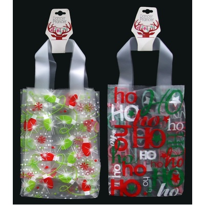 Assorted Christmas Ho Ho Ho & Lights Party Loot Bags (Pk 12)
