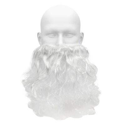 Santa Beard on Elastic Band (Pk 1)