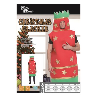 Adult Christmas Cracker Bon Bon Costume (One Size)