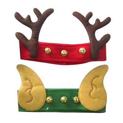 Christmas Reindeer or Elf Ears Headband (Pk 2)