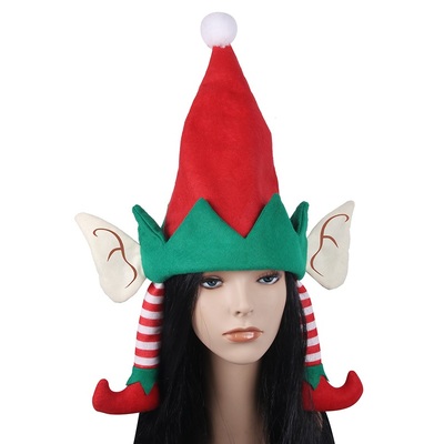 Christmas Santa Elf Hat with Dangly Legs