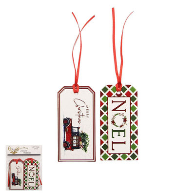Traditional Design Christmas Gift Tags (Pk 12)