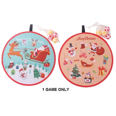Assorted Christmas Dart Board Game with Adhesive Balls