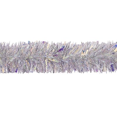 Christmas Deluxe White Iridescent Tinsel Decoration 2m