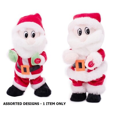 Christmas Musical Dancing Santa 31cm Pk 1