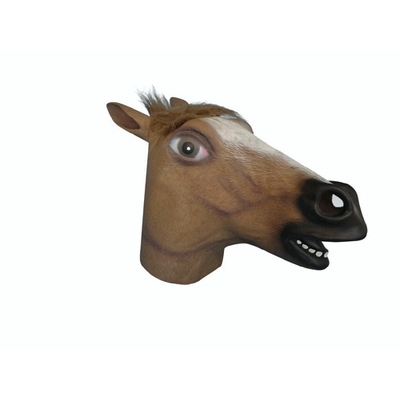 Latex Full Head Horse Mask