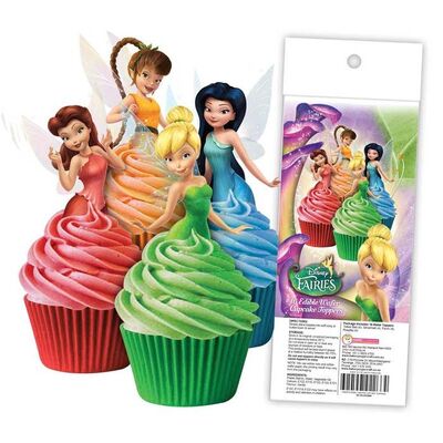 Edible Disney Fairies Wafer Cake Toppers (Pk 16)
