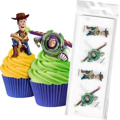 Edible Toy Story Wafer Cake Toppers (Pk 16)