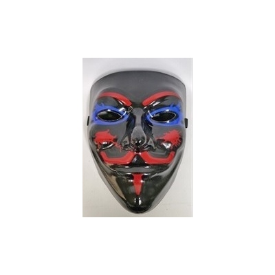 Guy Fawkes Vendetta Light Up Halloween Face Mask