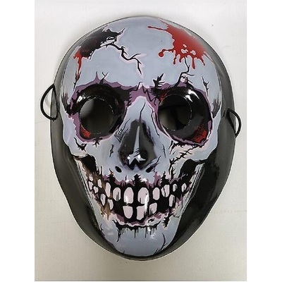 Skull & Blood Light Up Halloween Face Mask