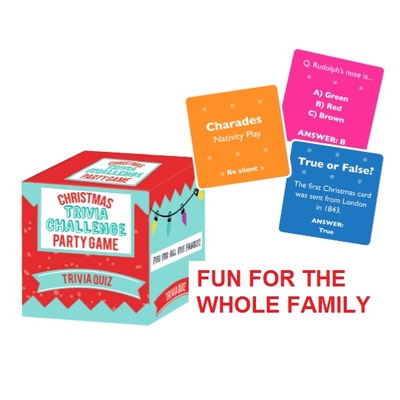 Christmas Table Trivia Party Game (Pk 1)