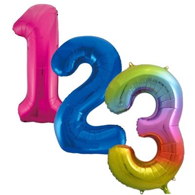 Small Foil Number Balloons image